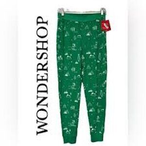 Wondershop Target Christmas Holiday Thermal Pajamas Pants Green Men’s XL